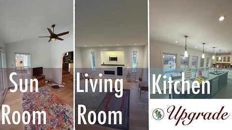 Watch NOW and see how we upgrade the Sunroom, Living Room & Kitchen 🤩