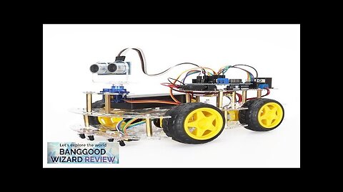 Smart Robot Car Starter Kit For Arduino Programming Electronic 4WD Robot Car Review