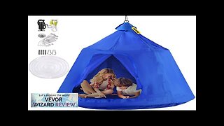 VEVOR Hanging Tree Tent Max. 440lbs Capacity Tree Tent Swing Hangout Hugglepod Review