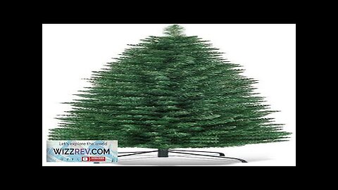 Giantex Green Artificial Pencil Christmas Premium Hinged Pine Tree with Solid Metal Review