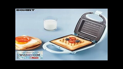 Multifunction Sandwich Maker Fast Heating Toaster Home Breakfast Making Machine Kitchen Review