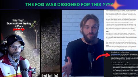 The Fog and Chemtrails and How they Affect Us. Reaction to American Archer