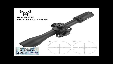 MARCH SK 3-15x44 FFP Tactical Caza Riflescope Spotting Scope for PCP Rifle Review