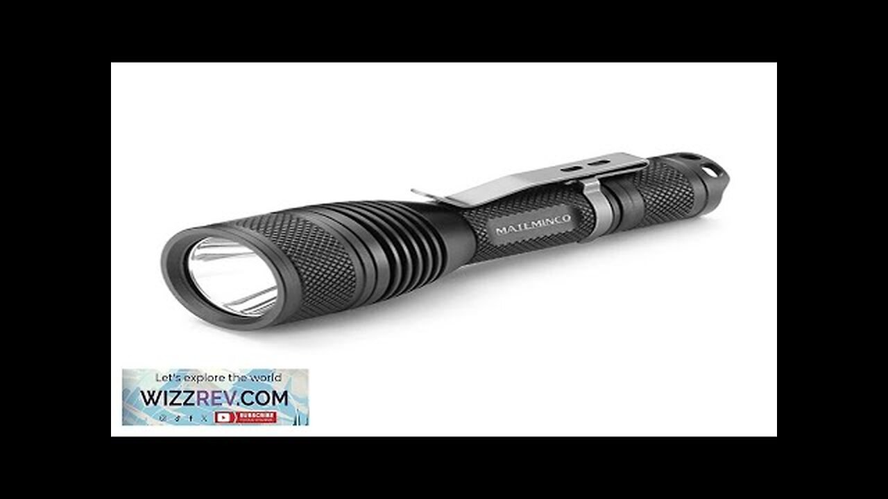 Mateminco S3 XPL-HI 1400LM 14500 Battery EDC LED Flashlight Aluminum Alloy Mini Review