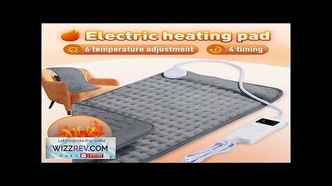 220V Electric Heating Pad Portable Electric Blanket Heated Blanket Warming Pain Relief Review