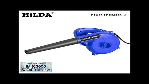 HILDA JS-EB17A Industrial Blower Vacuum 1000W High Power Adjustable Speed 2.8m3/min Air Review