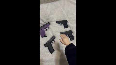Sunday touch around 111: SPH touches a small carry guns. Ruger LCP II, LCP Max and a 9mm. M&P