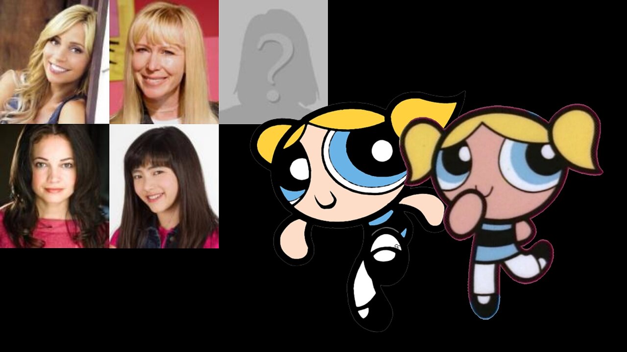 Animated Voice Comparison- Bubbles (Powerpuff Girls)