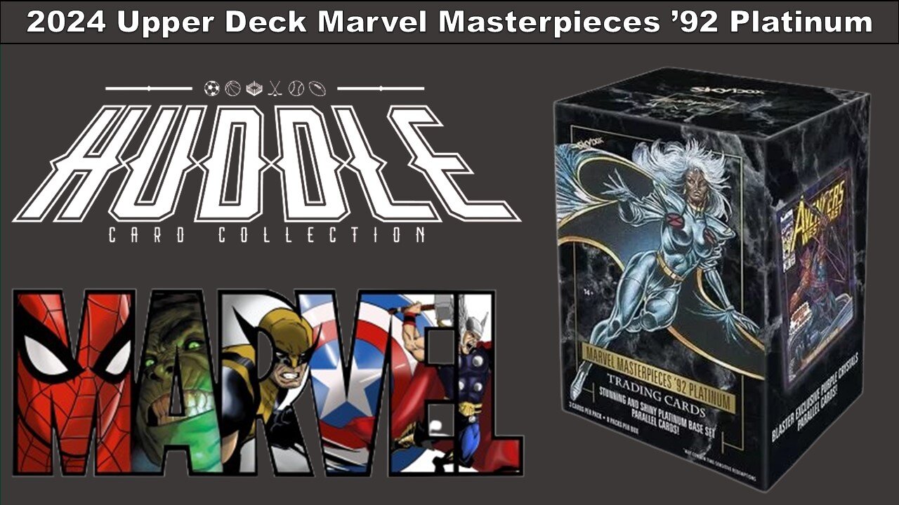 BOOM!! Pulling Purple Crystals And Blue Traxx Inserts From A 2024 1992 Marvel Masterpieces Blaster