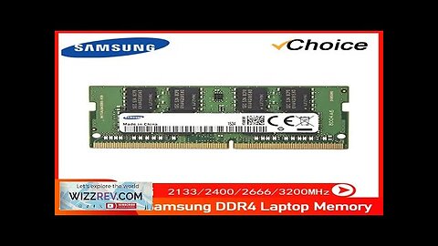 Samsung DDR4 8GB 2400MHz 2133MHz 2666MHz 3200MHz Sodimm Notebook High Performance Laptop Review