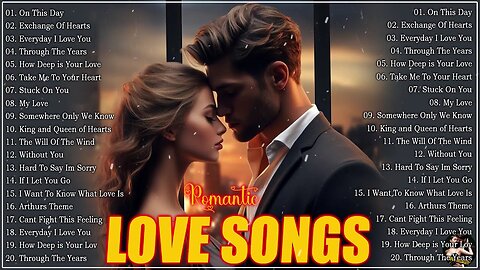 BEST ROMANTIC LOVE SONGS 💖 70S 80S 90S 💖 OLD LOVE SONGS 🌹💖