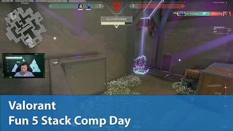 Fun 5 Stack Comp Day | Competitive 2W-1L | Valorant