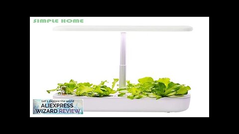 Hydroponics for Home Hydroponic Growing Systems with Led Grow Light Non-toxic Soilless Review