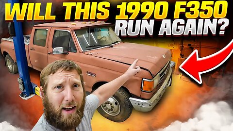 Marine Vet - Sitting for 6 years! Will this 1990 F350 with a 7.3 IDI run again? - Part 1