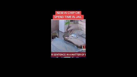 NEW AI CHIP SPEND 10 YEARS IN JAIL OR INSERT THIS IN BRAIN AND CHANGE YOU FOREVER #ai #viral #jail