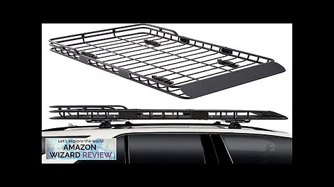 64'' x 39'' x 4''Heavy Duty Roof RackUniversal Rooftop Cargo Carrier BasketCar Review