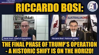 Riccardo Bosi: The Final Phase of Trump’s Operation - A Historic Shift Is on the Horizo!