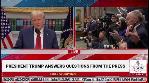 PRESIDENT TRUMP- DAY TWO First PRESS CONFERENCE- 1 21 2025