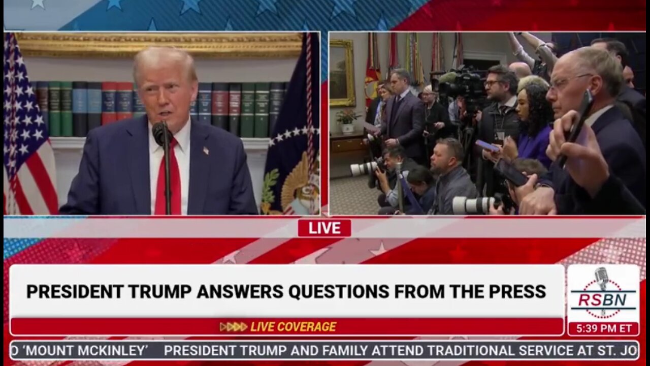 PRESIDENT TRUMP- DAY TWO First PRESS CONFERENCE- 1 21 2025