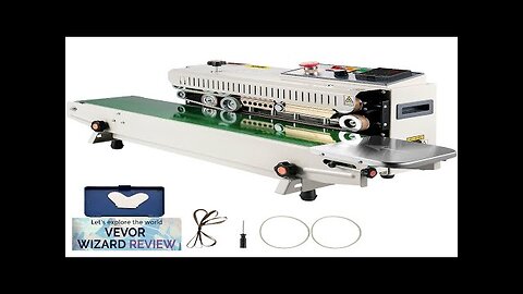 VEVOR Continuous Bag Band Sealing Machine FR770A Horizontal Bag Sealer with Digital Review