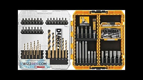 DEWALT Drill Bit Set/Screwdriver Set 80-Piece (DWAMF1280) Yellow Review