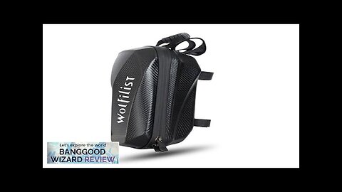 Wolfilist Electric Scooter Bag 3L Large Capacity Waterproof 0.3kg Lightweight Bicycle Front Review