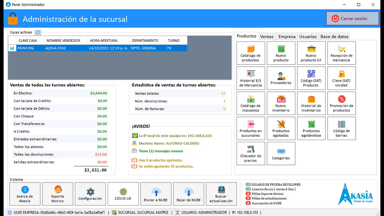 ✅ Sistema de ventas Akasia 2.9 + Apartados - SIN ACTUALIZACIONES + GUIA