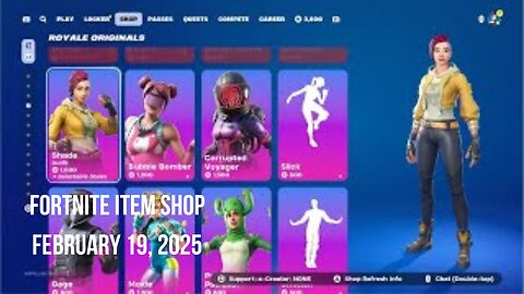 Fortnite Item Shop|February 19, 2025