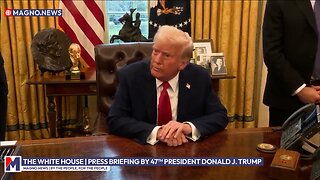 The White House | President Donald Trump briefs media in the Oval Office (Feb 03, 2025) [LIVE]