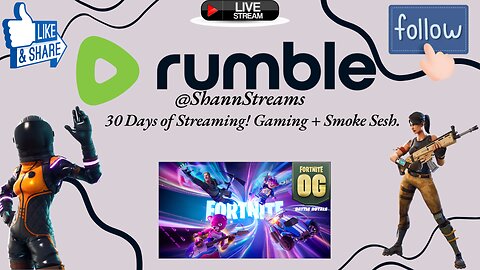 LIVE NOW COME JOIN - 30 Days of Streaming! Day 10 - Fortnite Stream w/ friends & SMOKE SESH - 420 FRIENDLY