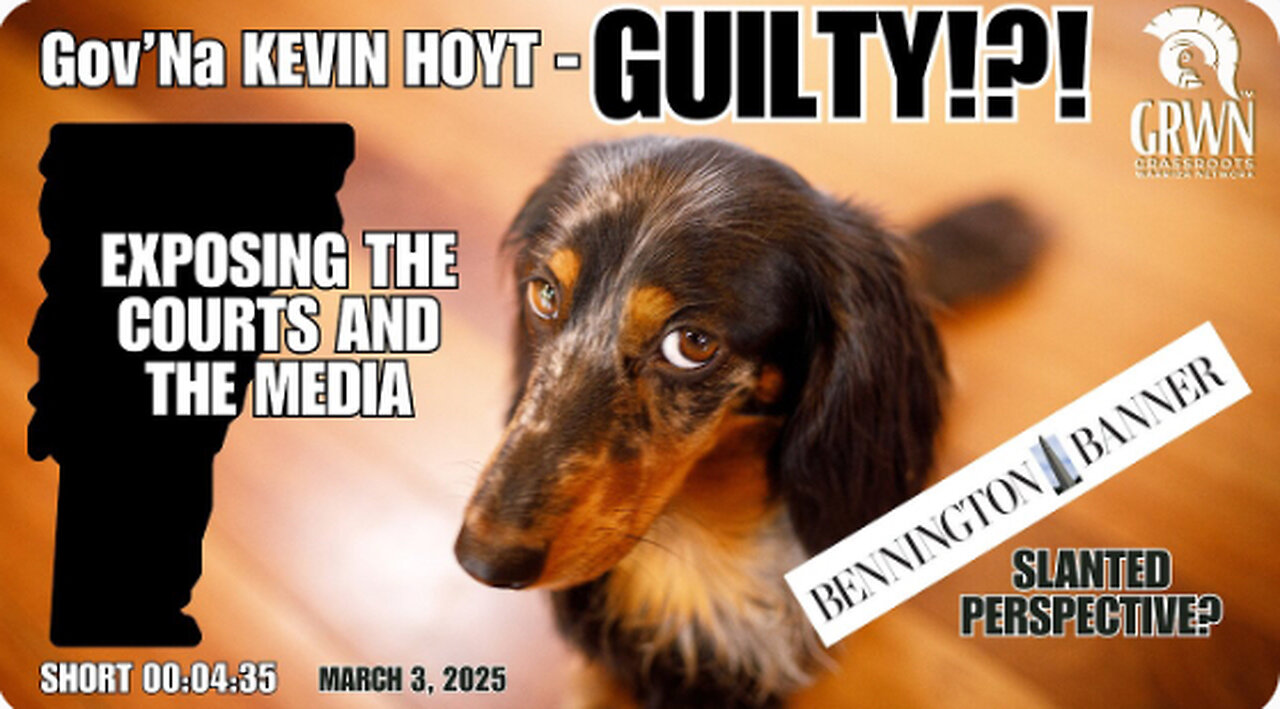 Gov'Na KEVIN HOYT - GUILTY!?! Fair & balanced news? Plea in the comments below-