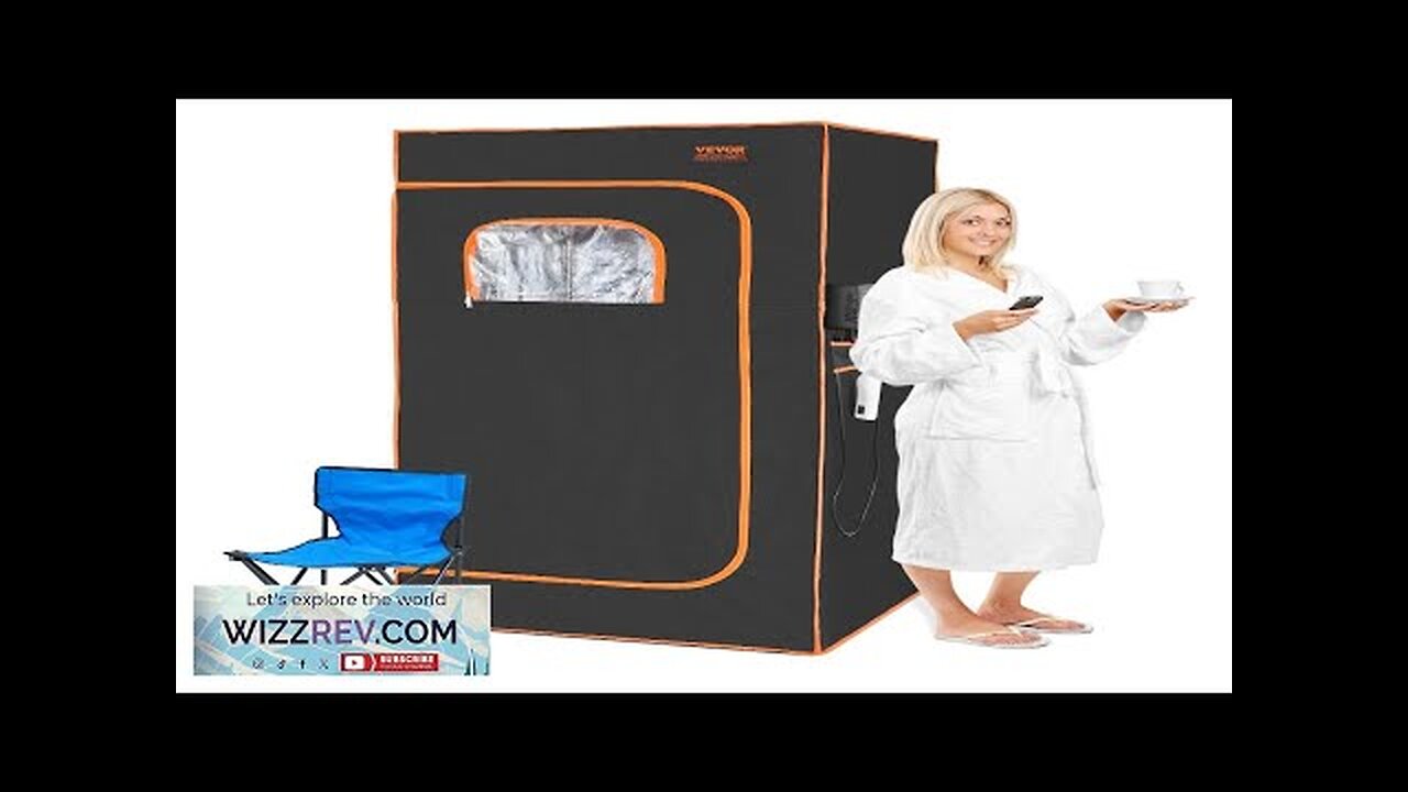 VEVOR Sauna Tent Far Infrared 1400W Personal Home Spa Loss Weight Detox Review