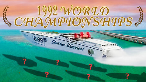 Apache 41' Chillout Warrior! - 1992 Budweiser Key West World Championships (Race Clip)