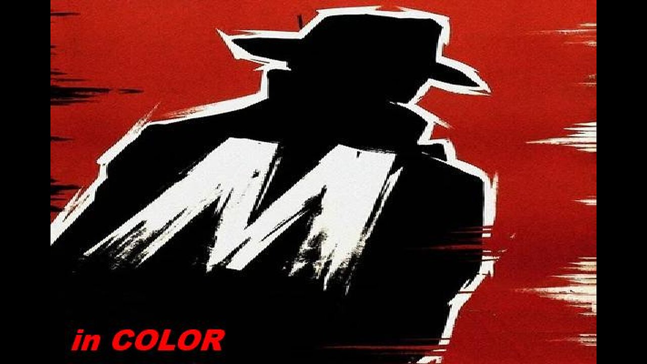 Fritz Lang's M 1931 in COLOR Peter Lorre is a Serial Killer Preying on Children FULL MOVIE