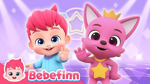 Freeze! Bebefinn Dances Along Pinkong and Hogi | Wonderstar Freeze Dance | Song for Kids