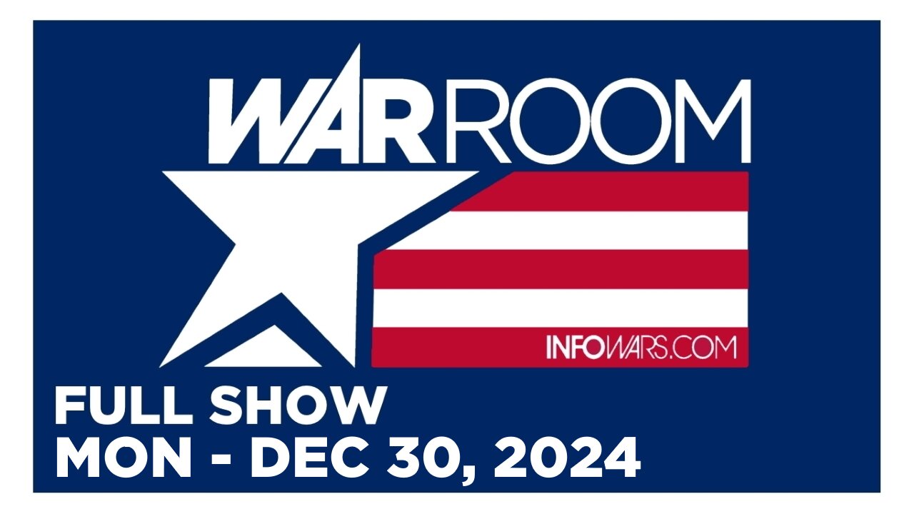 WAR ROOM [FULL] Monday 12/30/24 • Biden Admin Prepares Bird Flu Lockdown to Undermine Trump’s Return