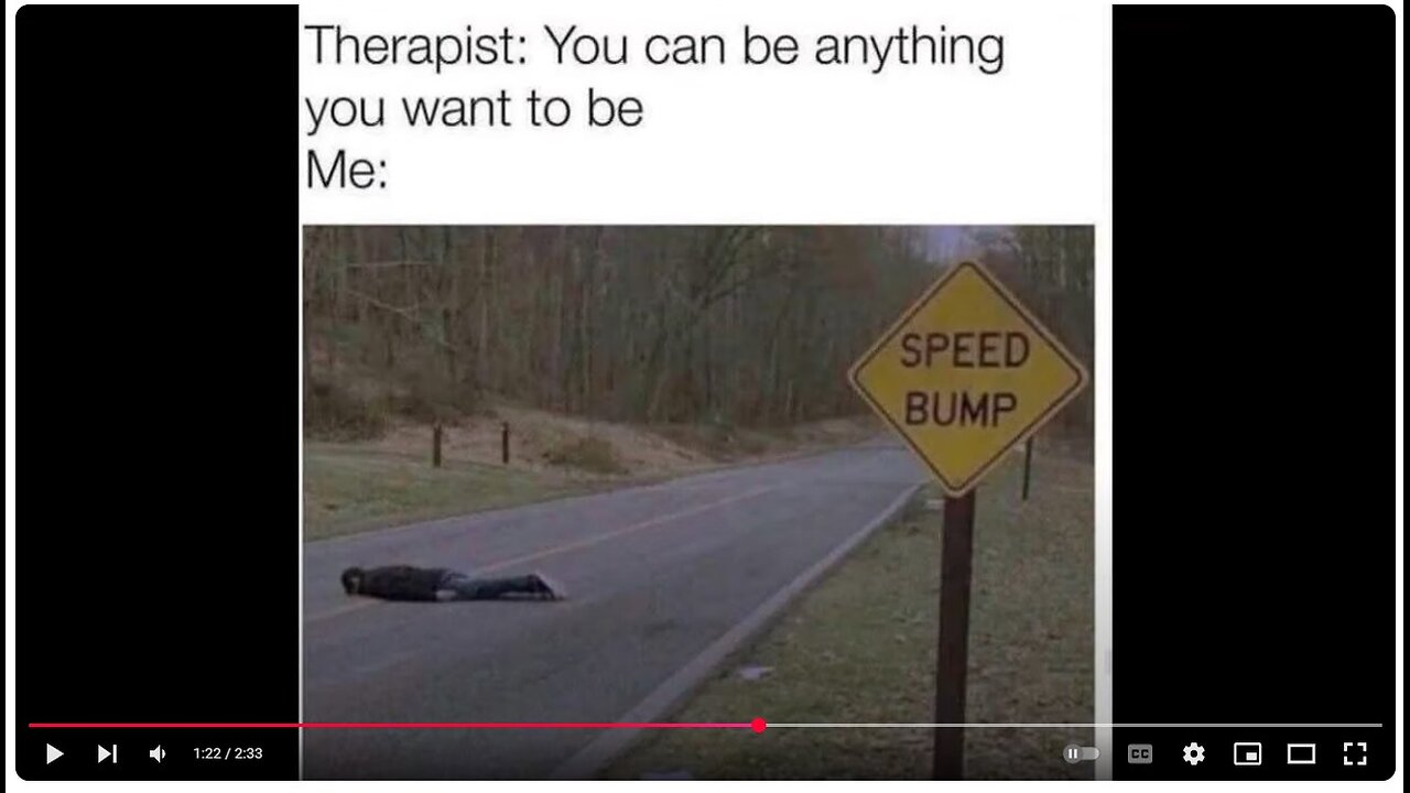 I am a Speed Bump (Thank You For The Action Coyote)