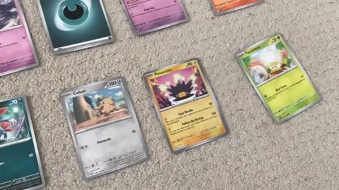 My first set of Pokémon cards