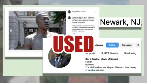 Fact Check: George Floyd Statue Was NOT Removed From National Mall In DC -- It's In New Jersey