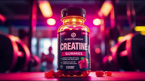 Unleash Your Potential: PurePremium Non-GMO Creatine Gummies for Strength & Recovery!