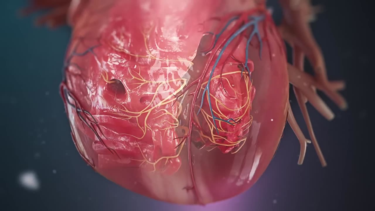 Human heart anatomy