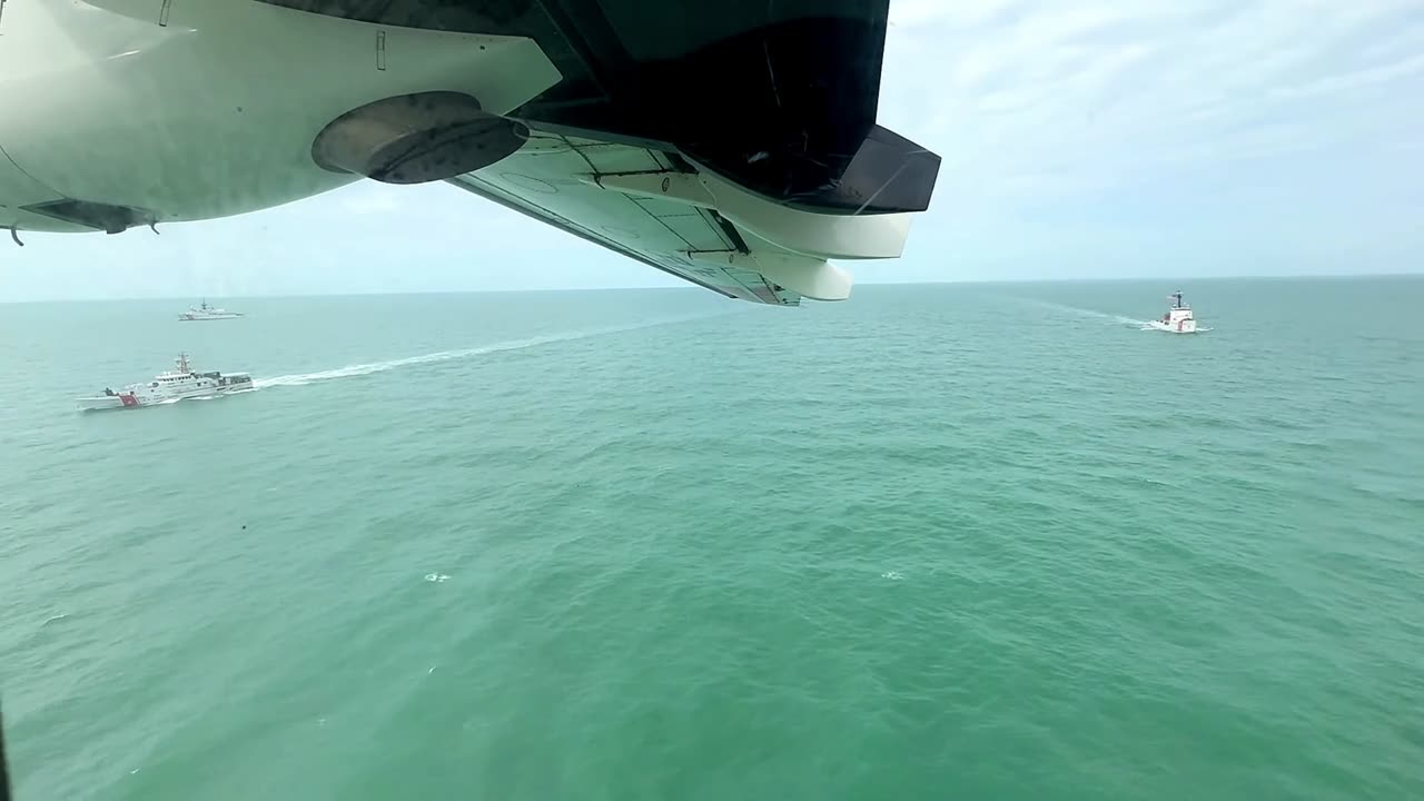 Coast Guard Aircrews Fly Over Cutters Following Hurricane! | Tampa Bay Flight