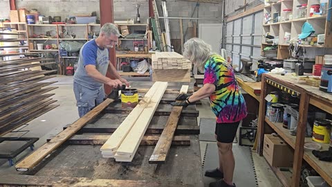 Staining boards