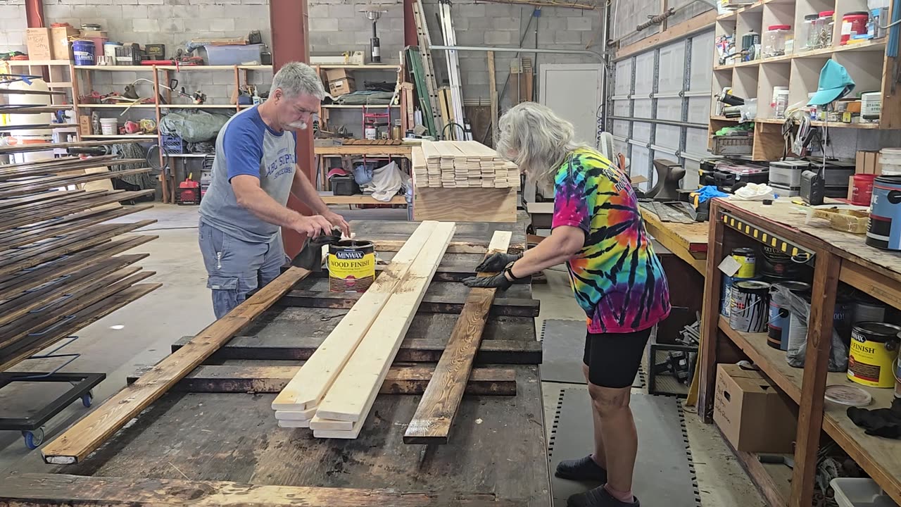 Staining boards