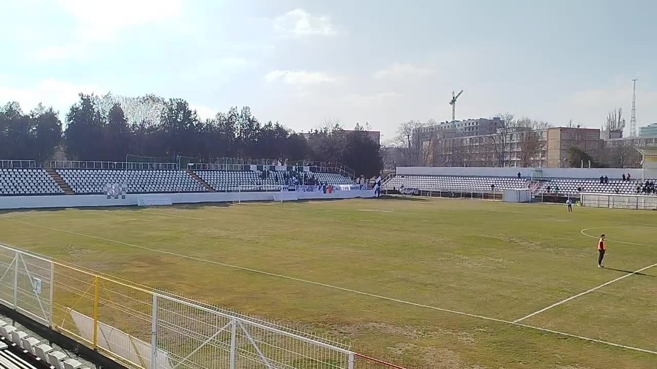 Sportul Studentesc legende vs Academia Germana arbitrat de Alexandru Tudor. Peluza Bianco Neri show