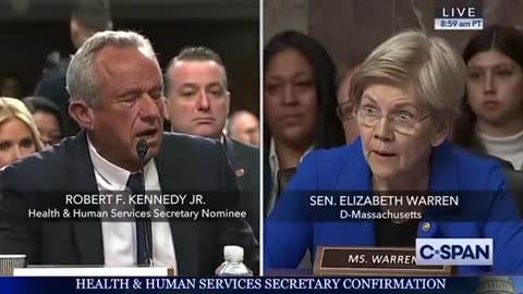 RFK Jr. makes Sen. Elizabeth Warren MELT DOWN at hearing: "No, I am not!"