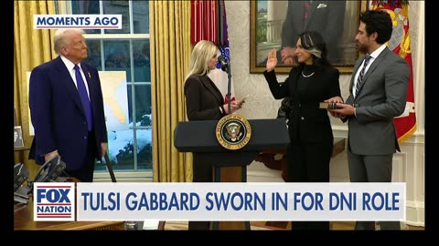 TULSI GABBARD SWORN IN AS DNI