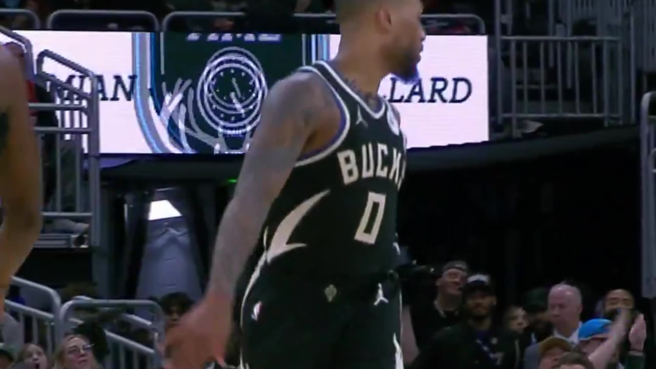 Milwaukee Bucks - Just listen to Dame snap the net. 😮💨