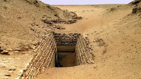 Sliding Door On Sarcophagus Found In Egypt