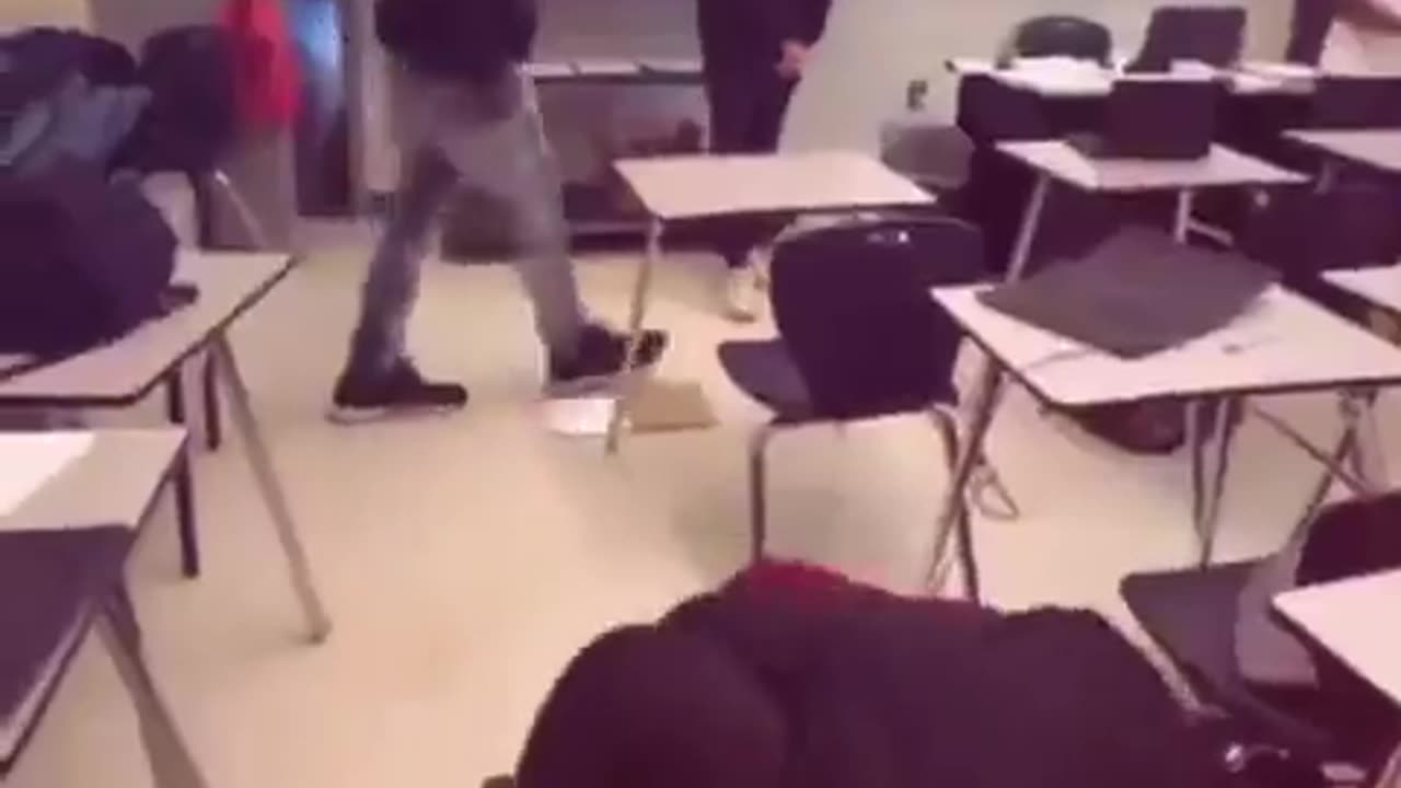 Blks fighting in class